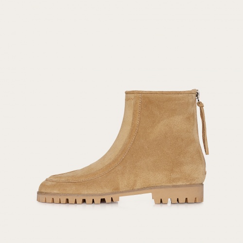 Moten Boots, sand velvet #